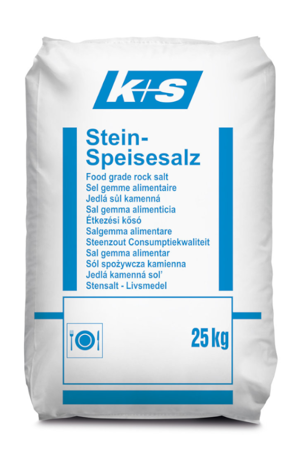 Soľ jedlá kamenná nejódovaná 0,7-0,16 mm 25kg