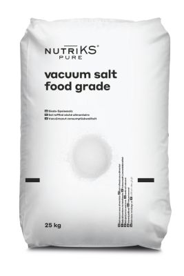 Soľ jedlá varená kalibrovaná nejódovaná 25kg